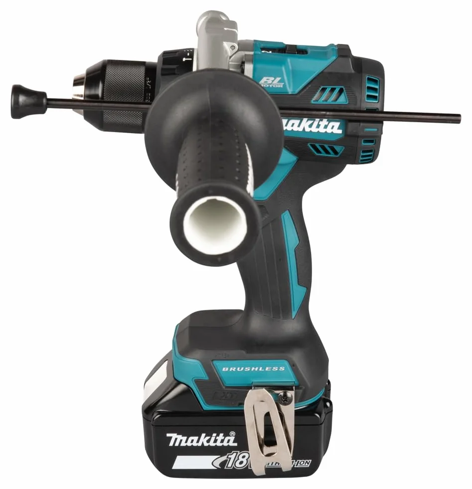 Makita DHP492Z 18V Li-Ion LXT Brushless Trapano combinato, batterie e caricabatterie non inclusi, blu/nero