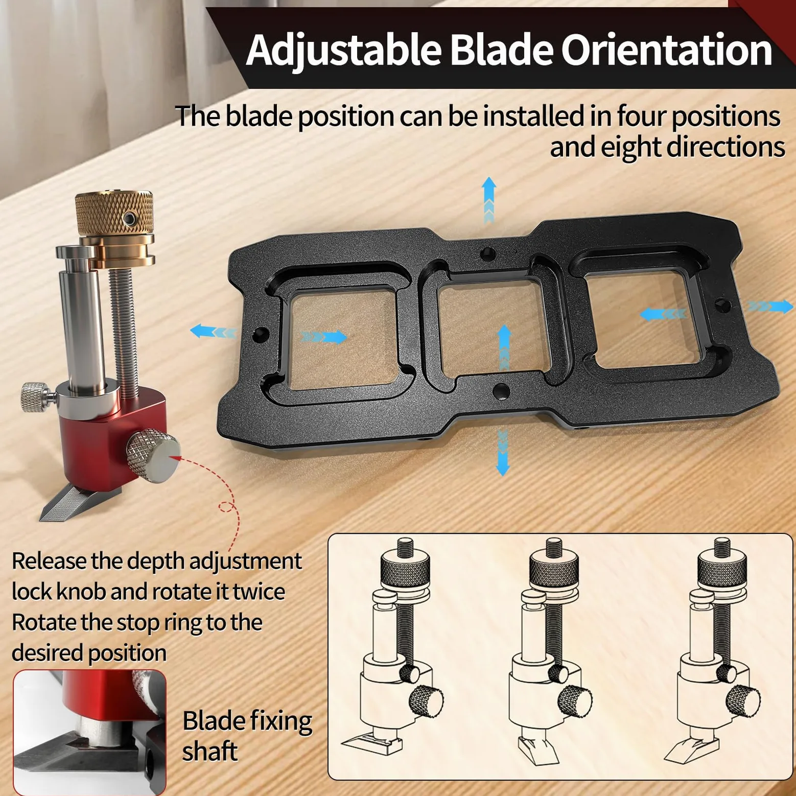 Router Plane Versatile Taglio Strumento Manuale Lavorazione Del Legno Finitura Liscia Aereo Portatile per Pulizia o Estensione Fondo Delle Scanalature Rabbet