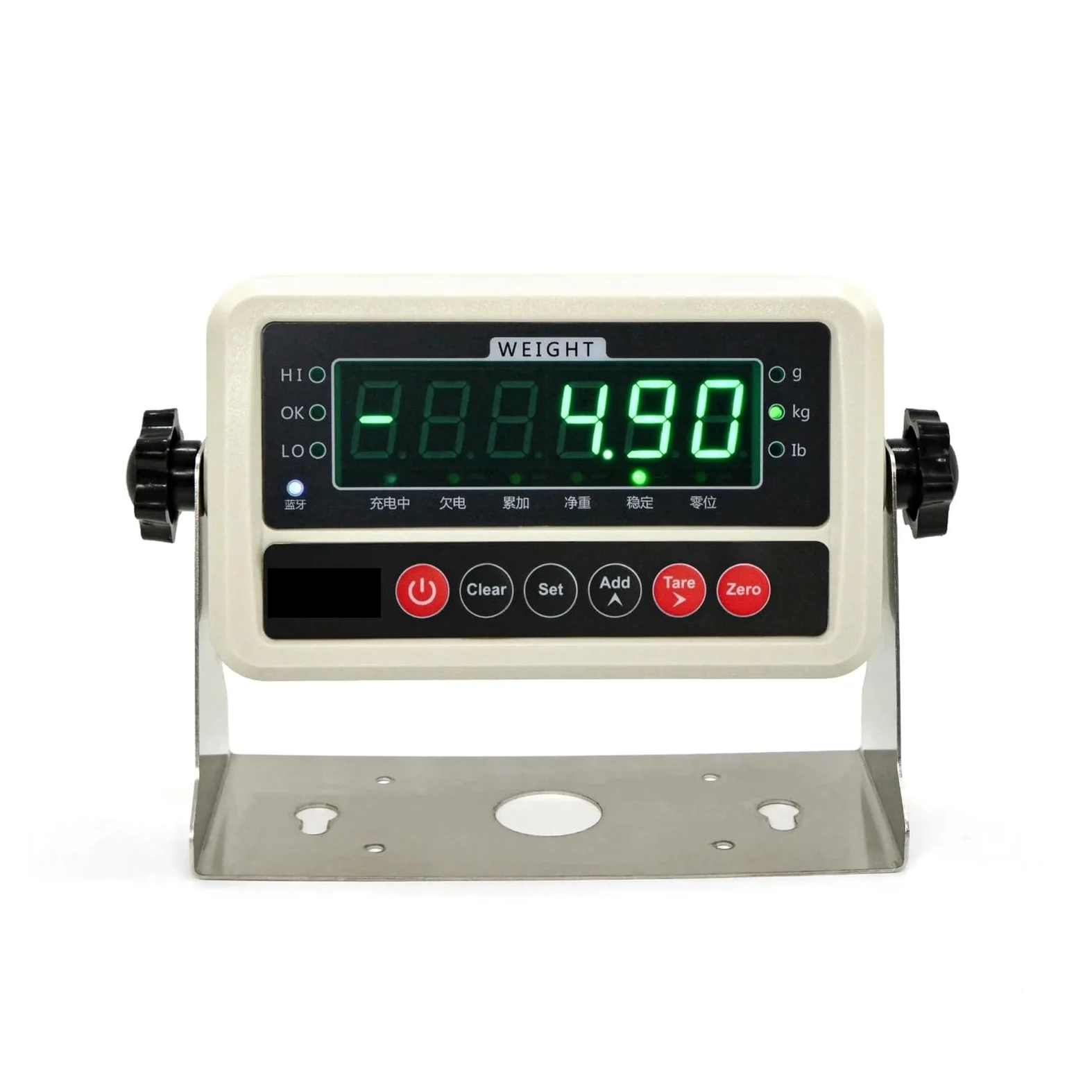 Cella di carico a soffietto mini da 20 kg a 2 t con indicatore, display digitale, sensore della bilancia per dispositivi di pesatura(100KG with Indicator)
