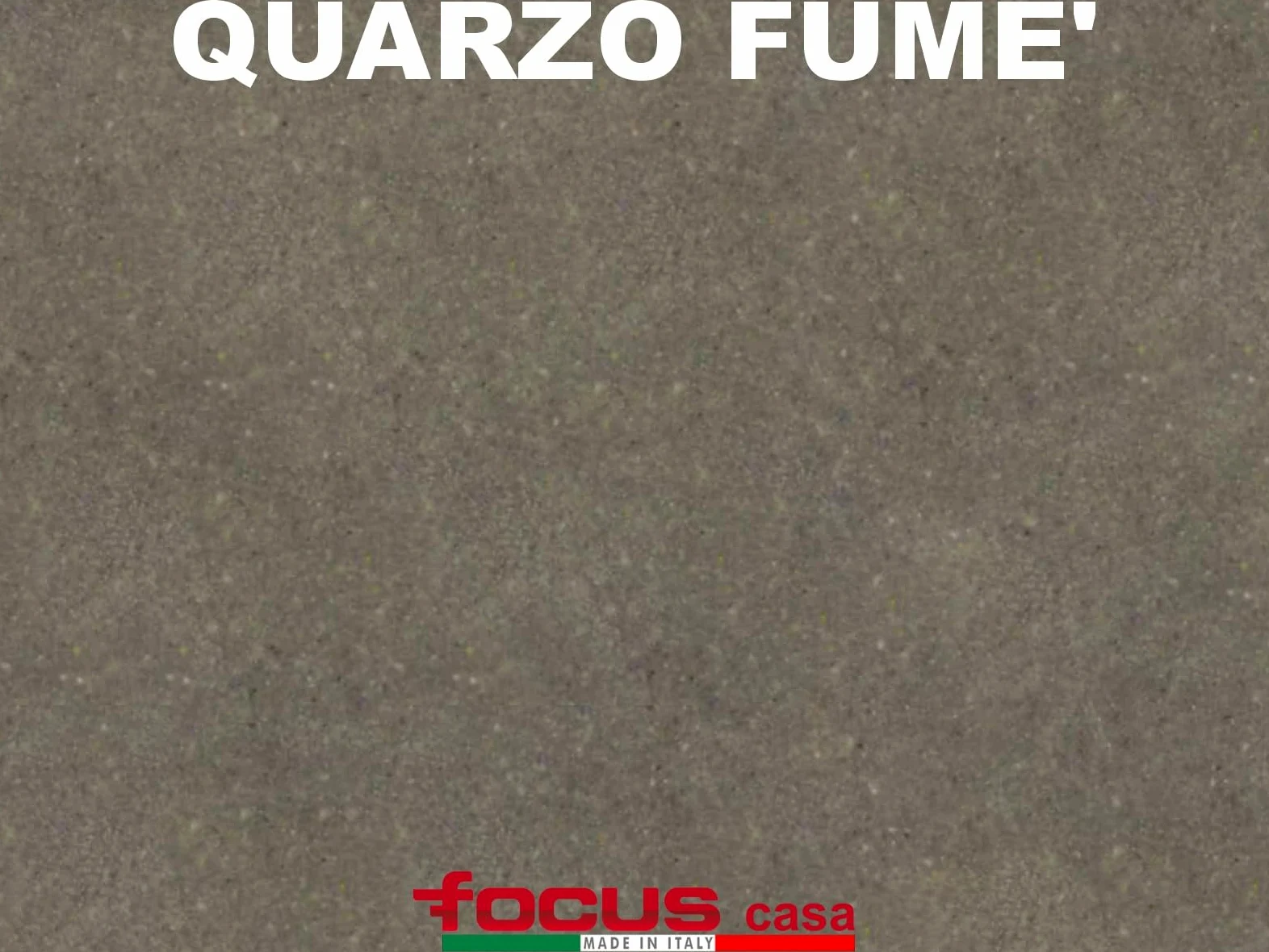 Lavello cucina Ettore Mix tortora quarzo fumè 1 vasca/vascone 79 x 50 cm Made in Italy