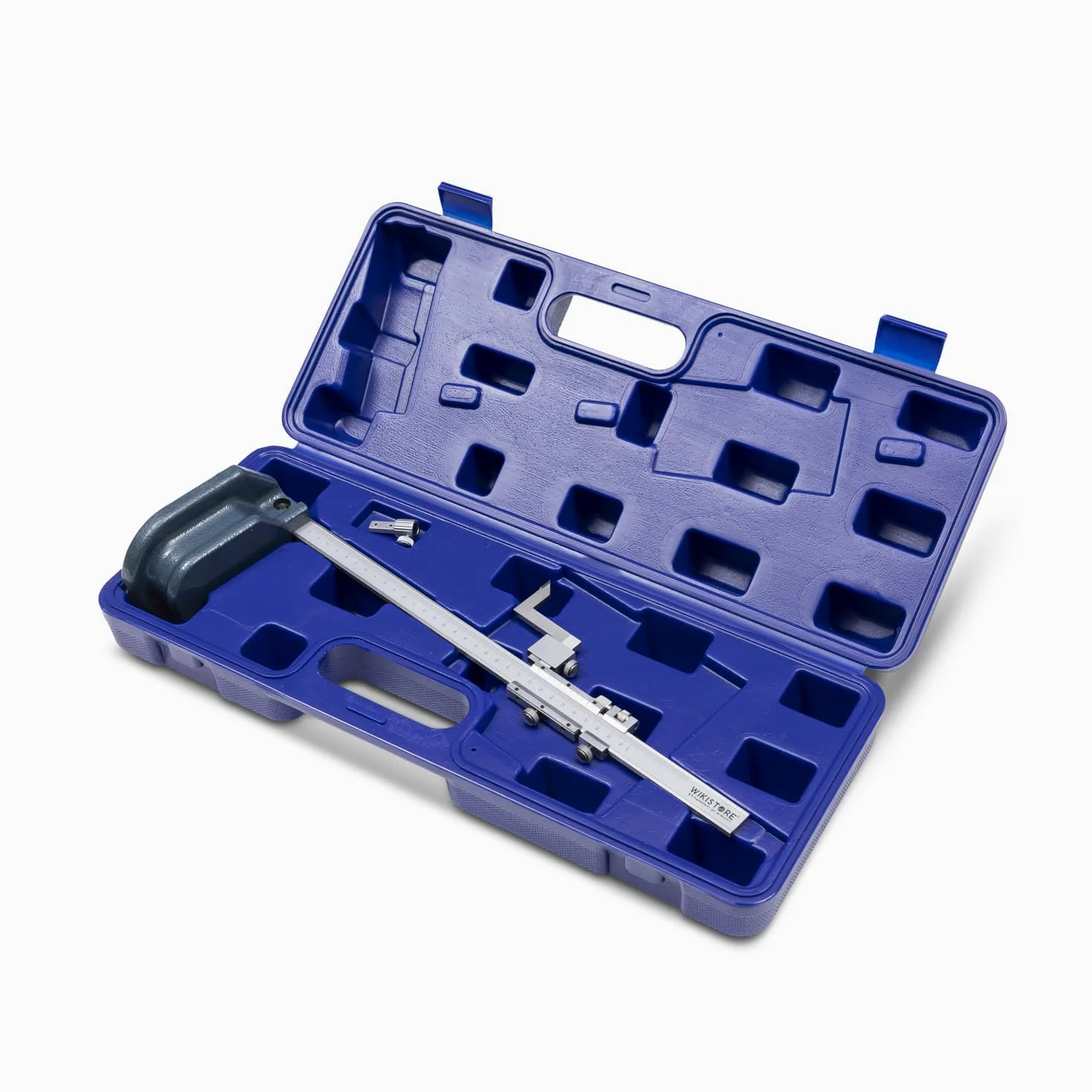 WIKISTORE TRUSCHINO PROFESSIONALE 300X0,02 mm, Truschino in Acciaio con Vite Micrometrica e Punta in Metallo Duro, Attrezzo da Lavoro Preciso, Robusto e Resistente