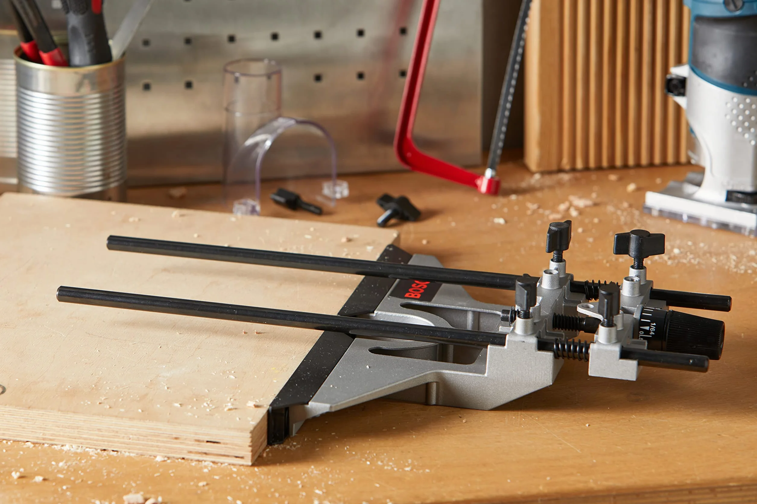 Bosch Professional Guida Parallela (10mm, Accessori per Fresatrici Portatili)