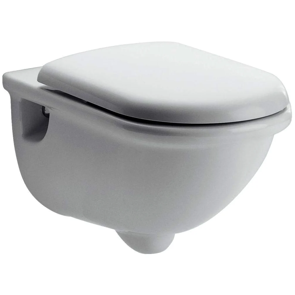 Ideal Standard - Esedra, Copriwater originale dedicato in Duroplast, Tavoletta avvolgente compatibile da 355x425x6 mm, Copri wc avvolgente termoindurente con chiusura standard, T627701, Bianco