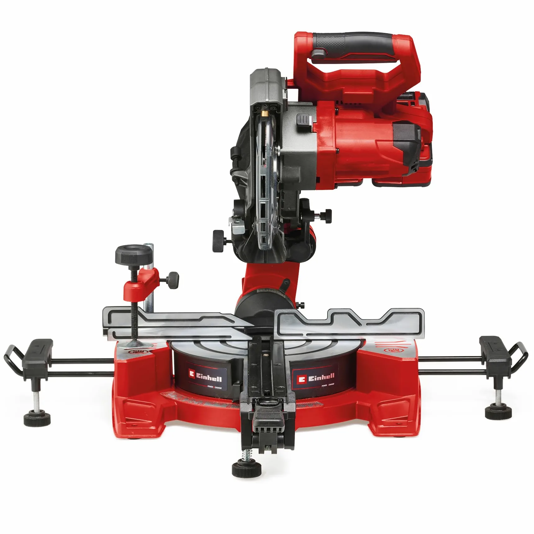 Einhell Batteria Radiale Sega troncatrice/troncatrice TE-SM 36/8 L Li Solo Power X-Change (36 V, profondità di taglio massima/larghezza: 65 mm x 305 mm, Ø216 mm, testa per sega inclinabile, senza