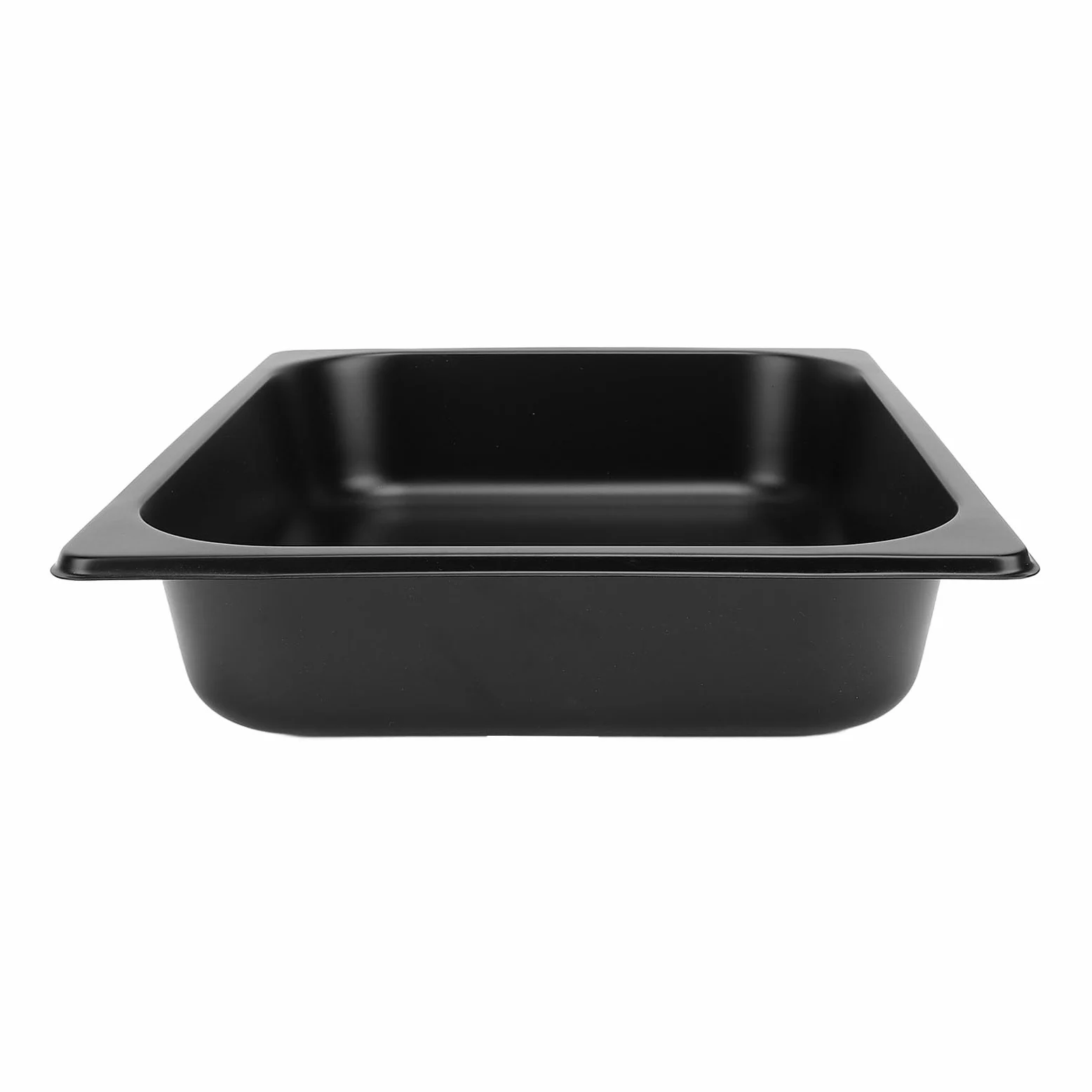 325 x 265 x 65 mm lavello per 304 in acciaio inossibile drenaggio efficiente cucina quadrata lavandino bagno con uscita 40 mm per barca per per roulotte (Spruzzando nero di plastica)