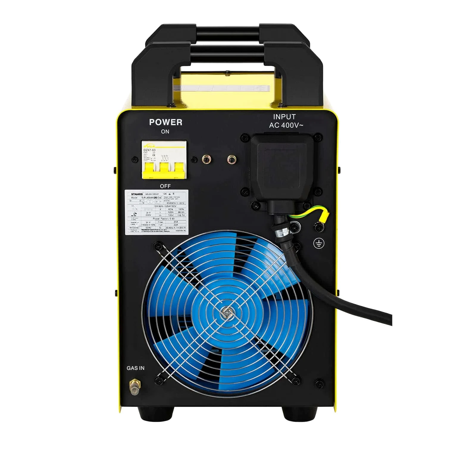 Stamos Germany Tagliatrice al Plasma CNC Taglio al Plasma S-PLASMA 125CNC (125 A, 400 V, Ventole)