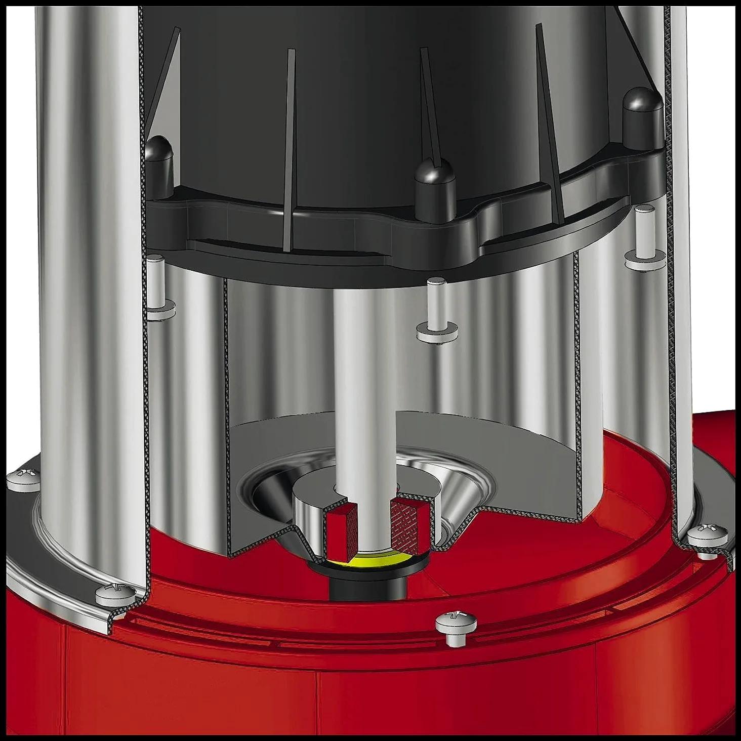 Einhell GE-SP 4390 N-A LL ECO Pompa a immersione acque chiare (430 W, portata max 9000 L/h, prevalenza 8 m, immersione max 7m, valvola di non ritorno, aspirazione fino a 1 mm,incl. attacco universale)