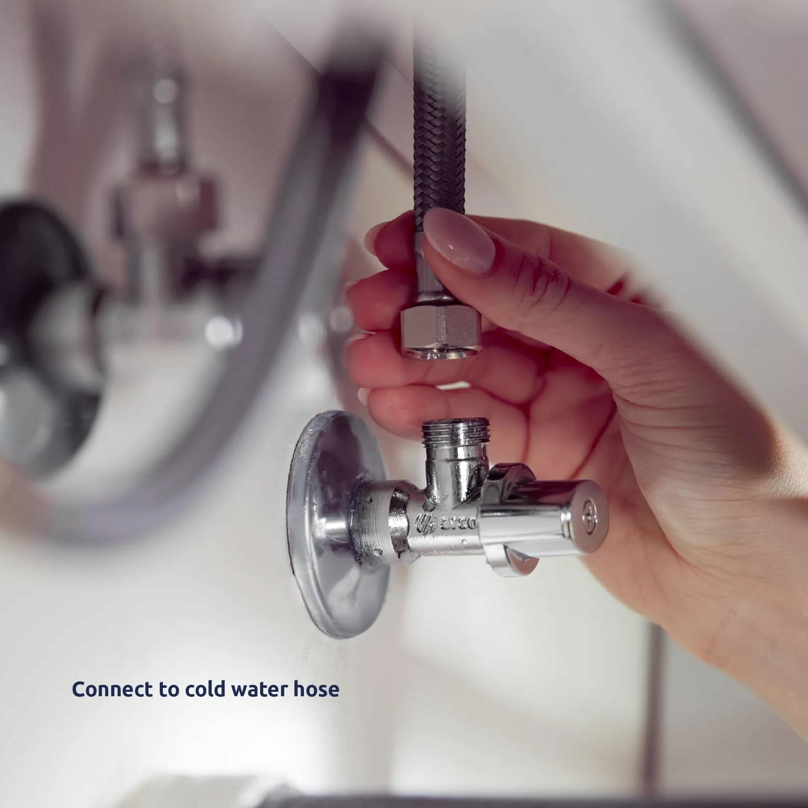 Tappwater InlinePro SMR Filtro acqua sottolavello 5 in 1 con rimineralizzazione naturale, alta capacità filtrante, rimuove +100 contaminanti, installazione rapida, sistema invisibile sotto il lavello