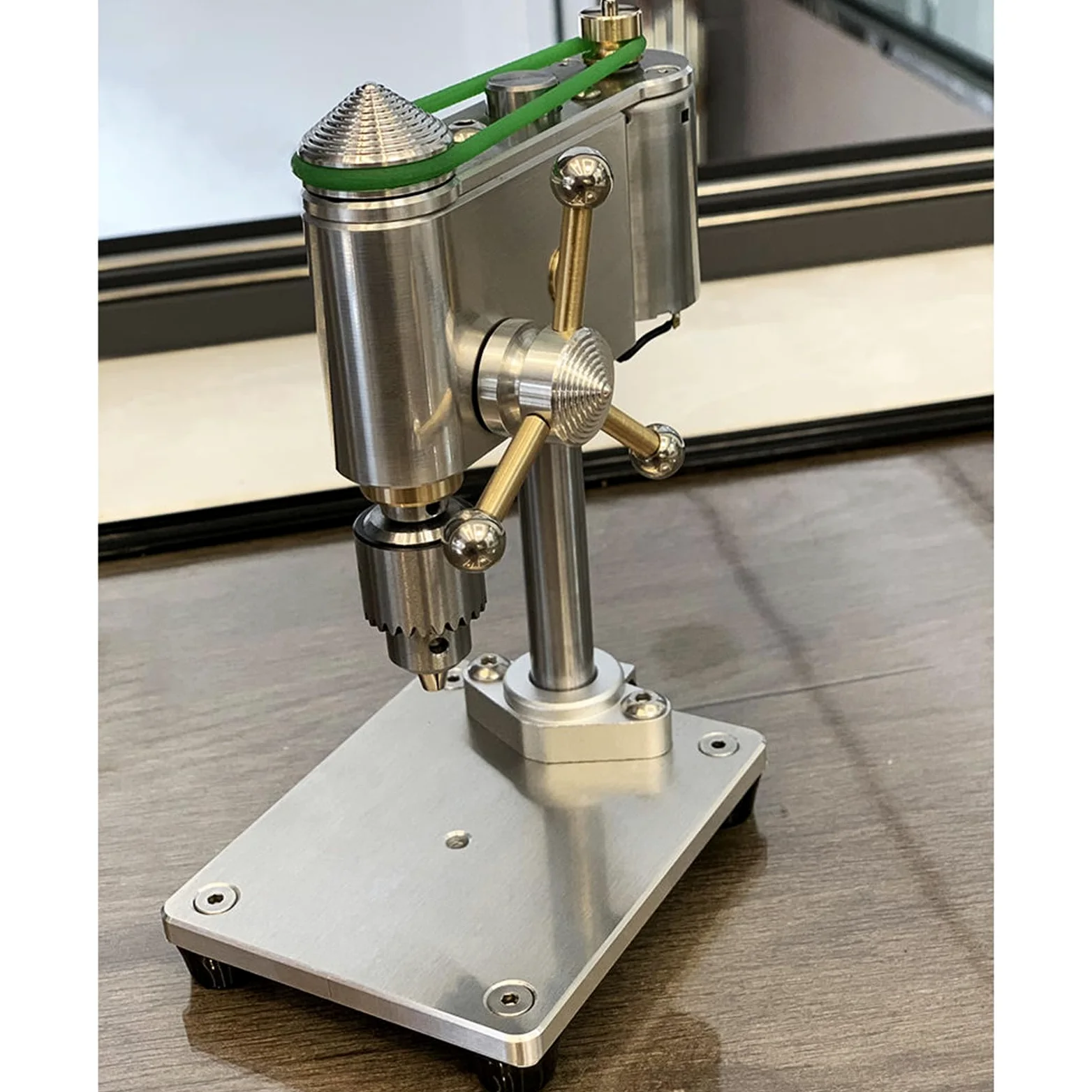 Mini Trapano a Colonna Da Banco, Trapano Da Banco per Orologi Di Precisione, Velocità Regolabile, Trapano, Attrezzatura per La Riparazione Di Orologi, Struttura per Trapano Da Banco Di Livello Industr