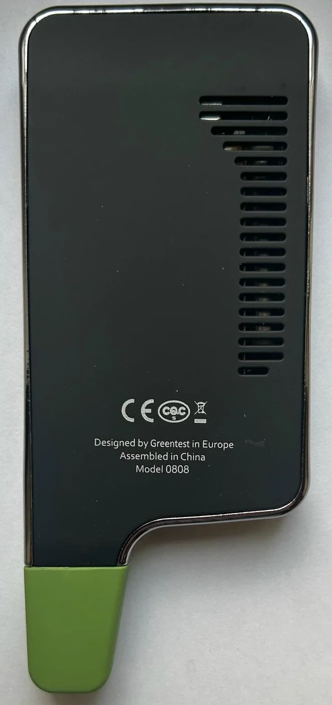 Greentest Eco 6 portatile Rilevatore di Nitrati + Rivelatore di radiazioni + acqua prova TDS radiometro geiger counter nitrate test radiation detector (Nero)