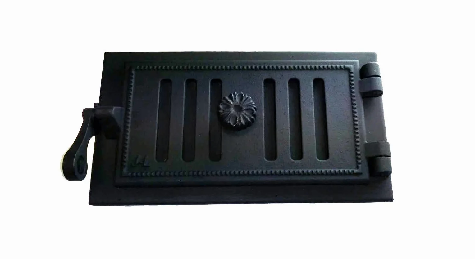 sellon - Porta di ispezione in ghisa, 34 x 19 cm, colore: Nero