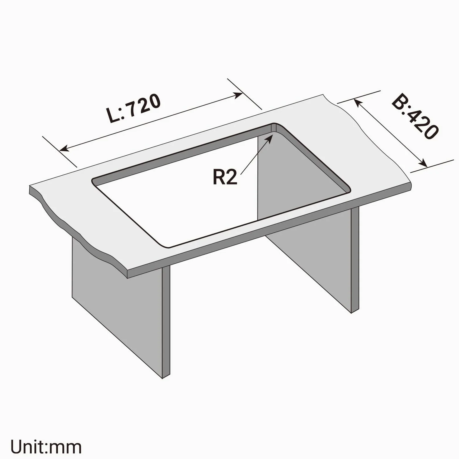 CECIPA Lavello Cucina 1 Vasca 75x45 cm, Lavandino Cucina con Tenda a Rullo Scarico, Lavello in Acciaio Inox 304 per Mobile di lunghezza 80cm con Sifone e Scarico