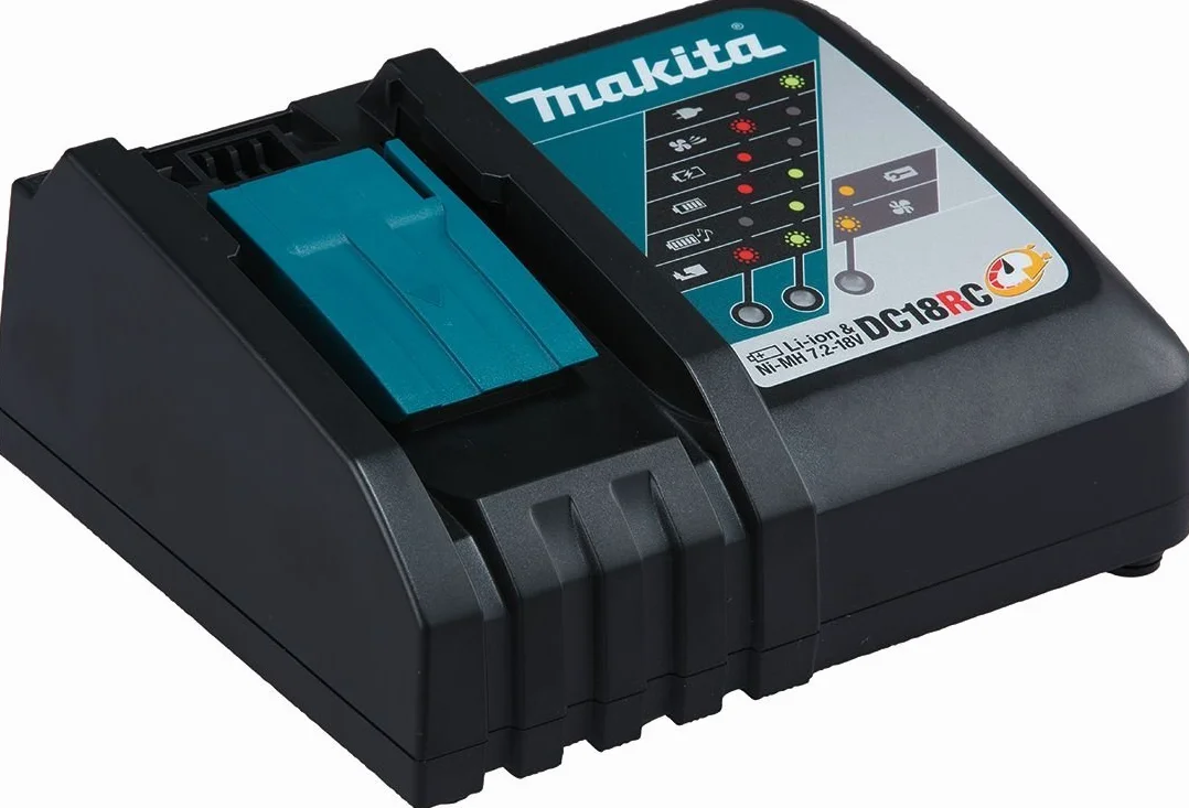 Makita DGA506RTJ Smerigliatrice angolare 125mm 2x18V 5Ah Li-ion con valigetta Makpac