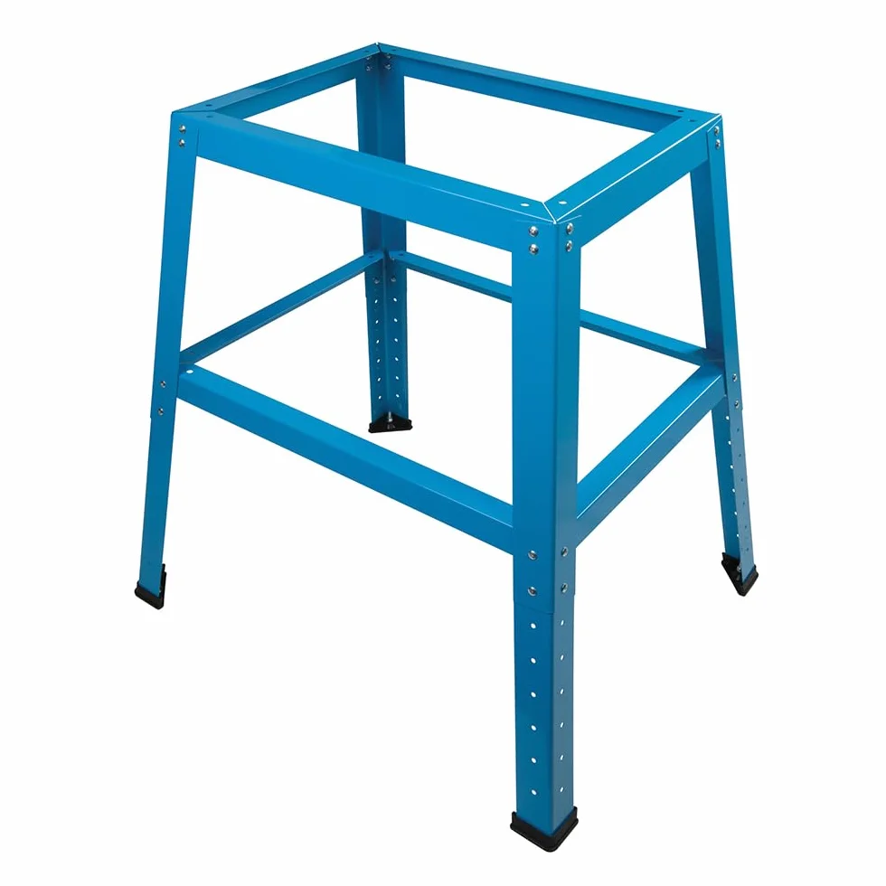 Silverline 129984, Banco da appoggio per macchine utensili, Blu, 550-860 mm
