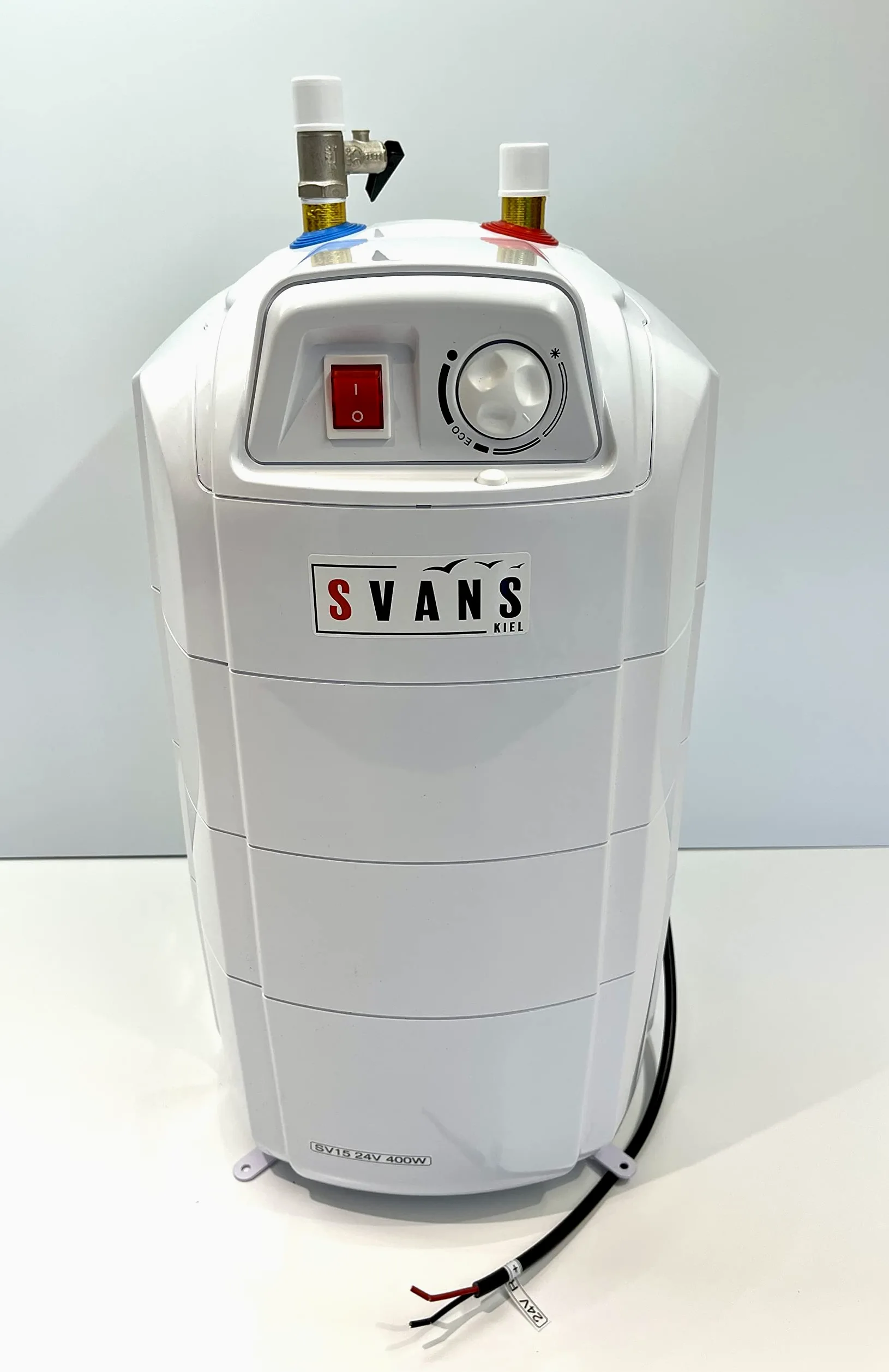 Svans Caldaia 24v Bollitore Acqua 24v 15 Liter Serbatoio Acqua Calda 24v Resistente alla Pressione SV15 Case Mobili Roulotte Campeggio