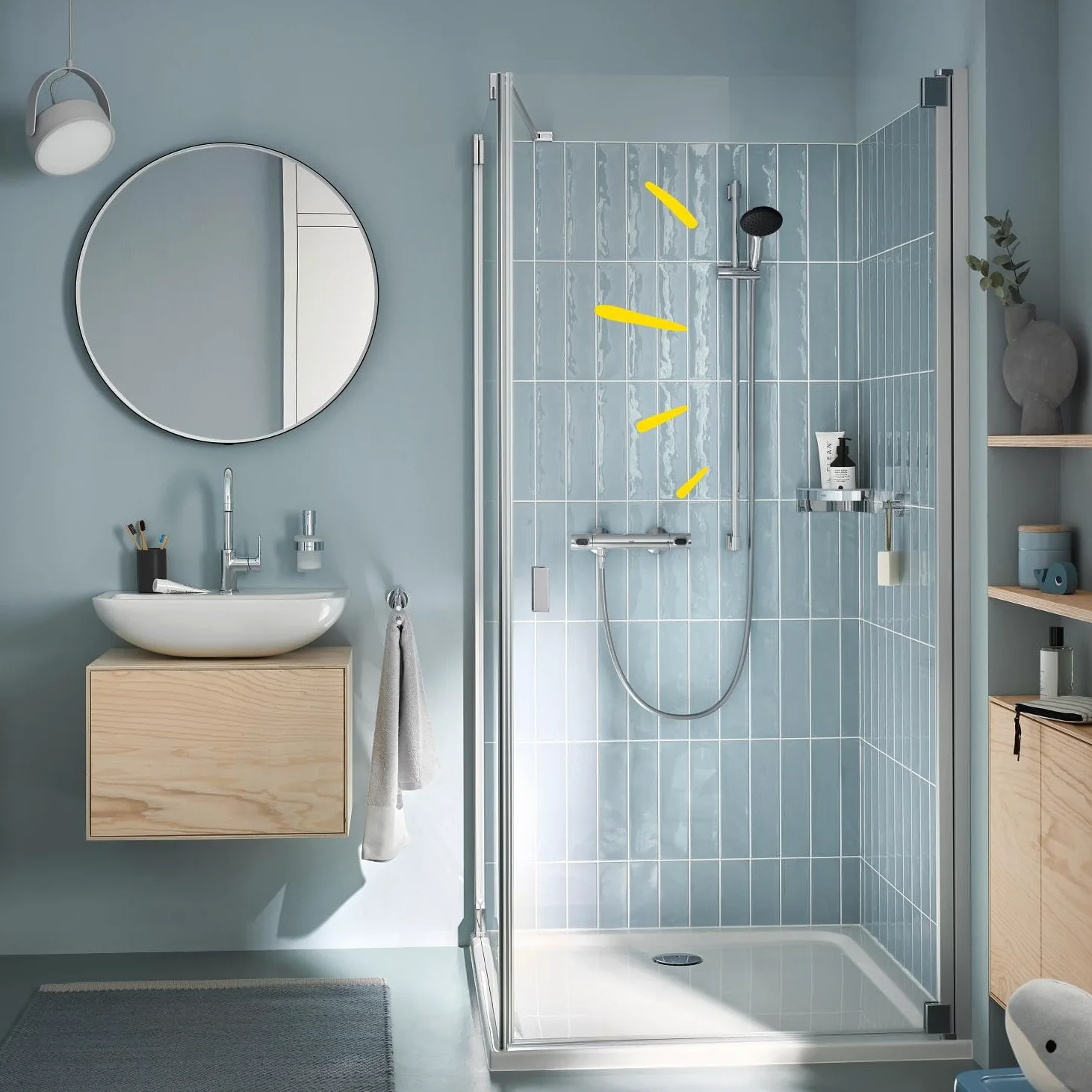Grohe Precision Flow Miscelatore termostatico per doccia, 34805001