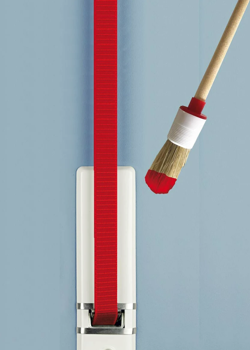 Cinghia per tapparelle, colore rosso.