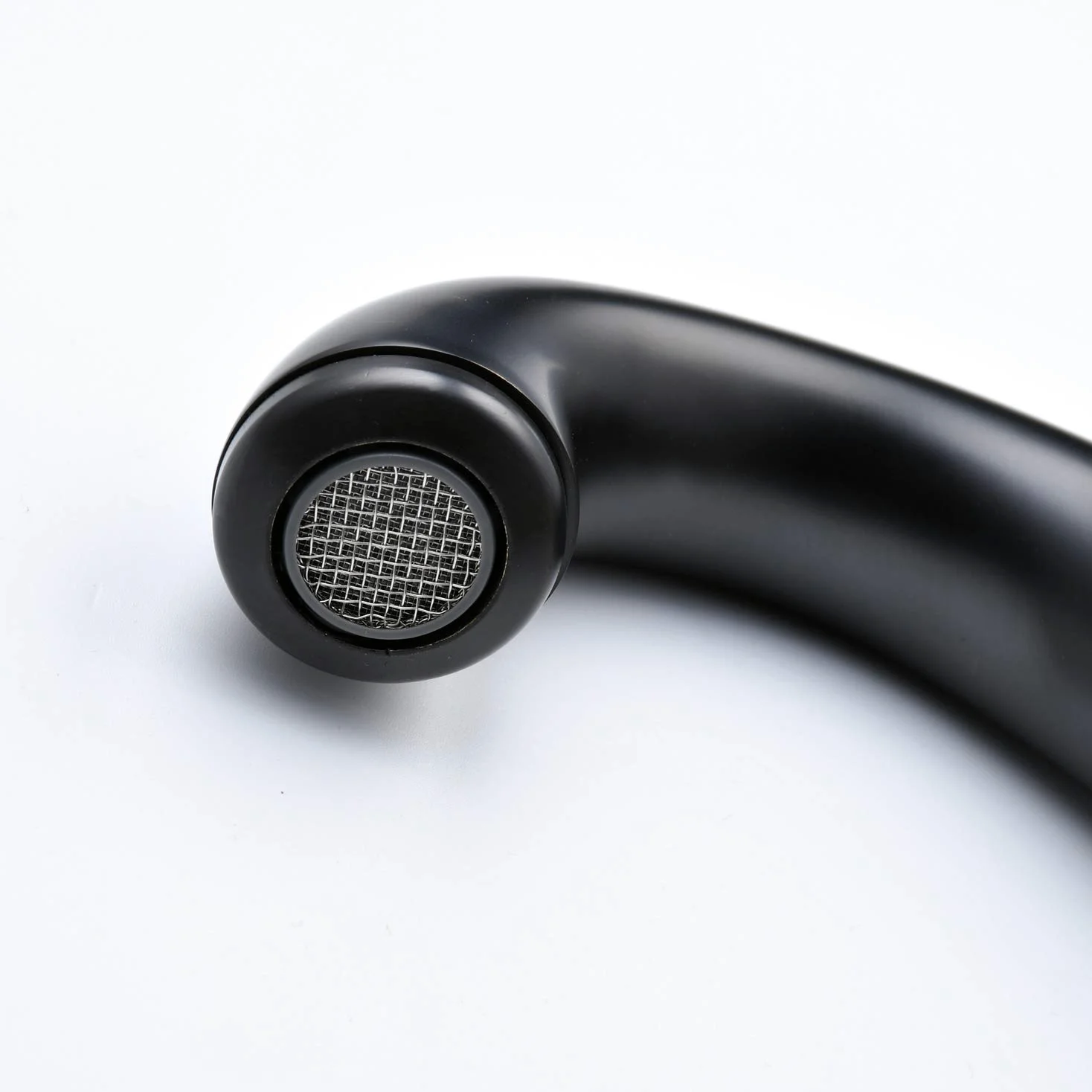 Rubinetto Bagno Lavabo Tre Fori Rubinetto Miscelatore, Nero Opaco