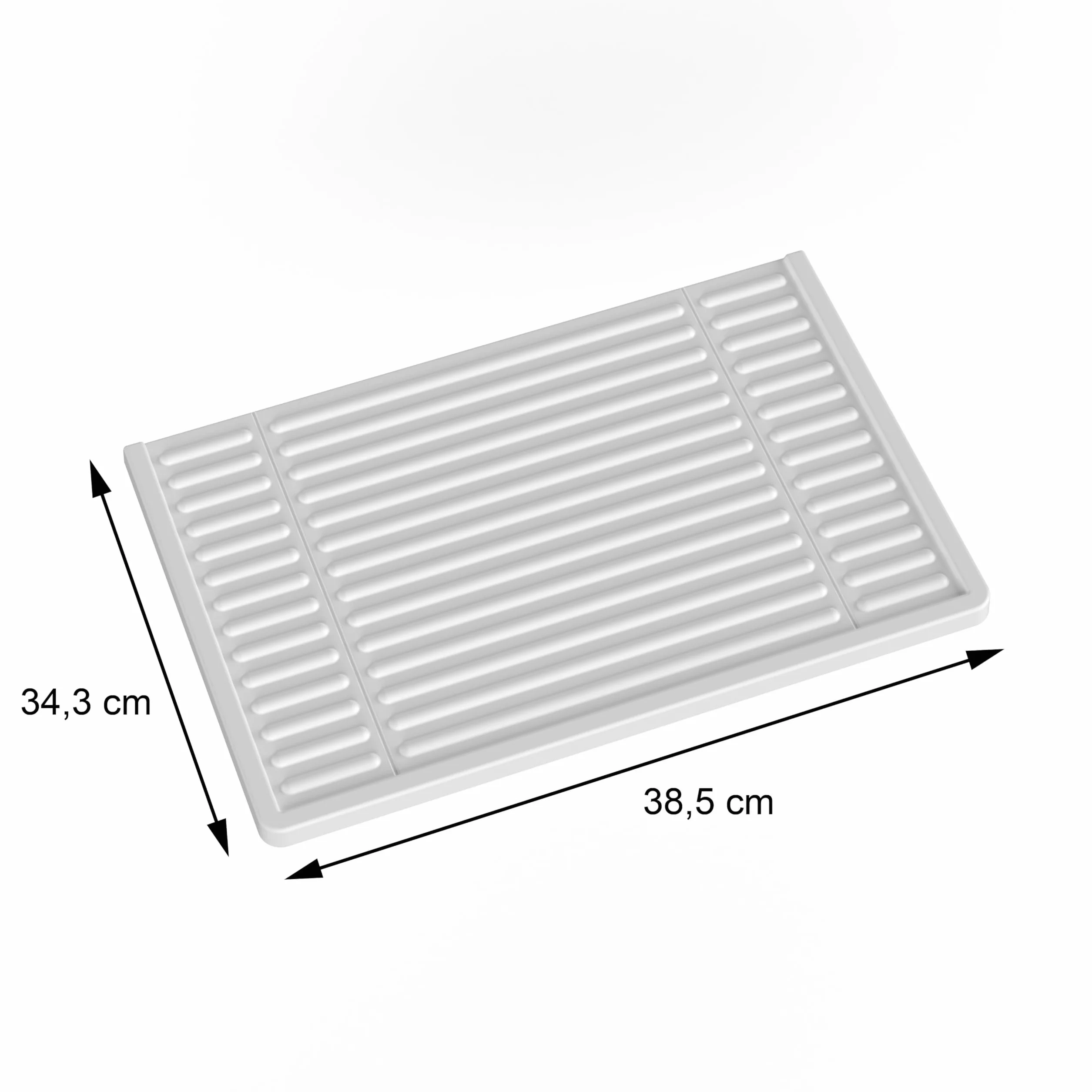 Adventa: Mobile lavatoio in resina di PP, Facile da montare, Vasca Resistente agli acidi di uso comune, Lavanderia, Garage, Esterno, 60L x 50P x 85H cm, Bianco