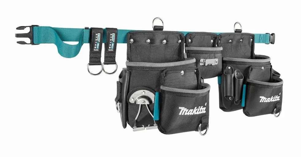 Makita E-15229 Set Cintura Portautensili Porta Attrezzi 3 Custodie
