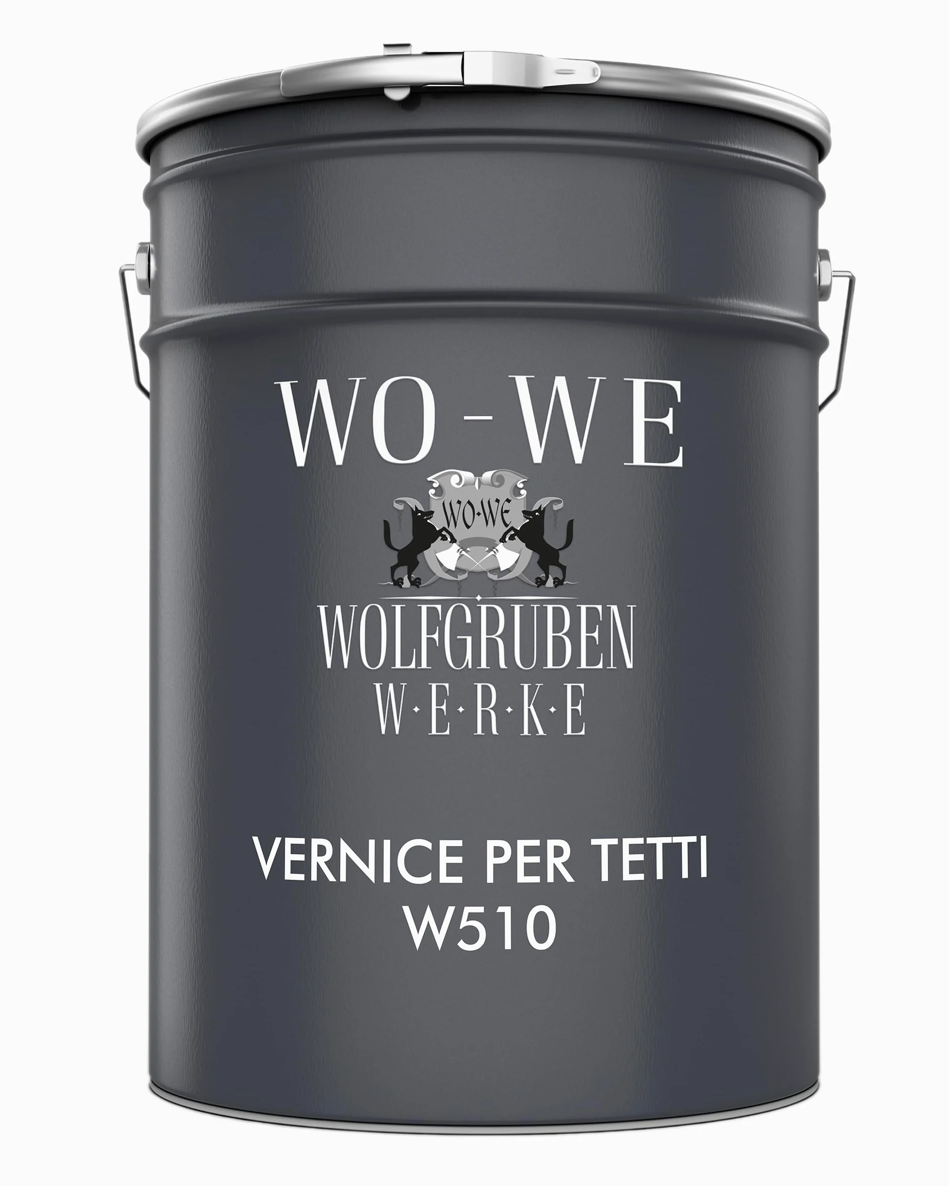 Vernice per tetto Pittura Manto di Copertura W510 Grigio antracite simile RAL 7016-20L
