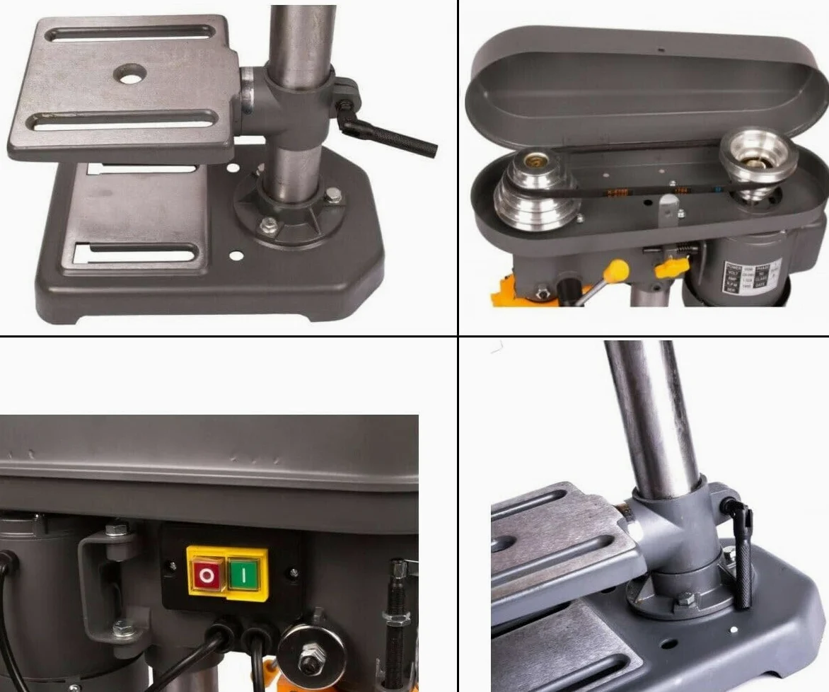 Trapano a colonna 350W mandrino 13mm 5 speed c/protezione mandrino