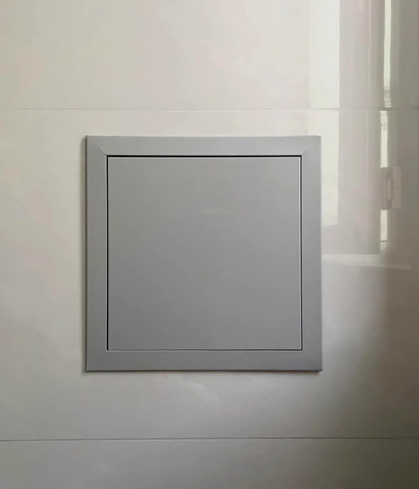 Sportello Ispezione Porta di Accesso Grigia con Chiusura a Sfioramento, Pannello di Accesso per L'ispezione Della Porta a Scomparsa del Muro a Secco, Porta di Accesso Ai Sistemi di Sicurezza(45x80cm(1
