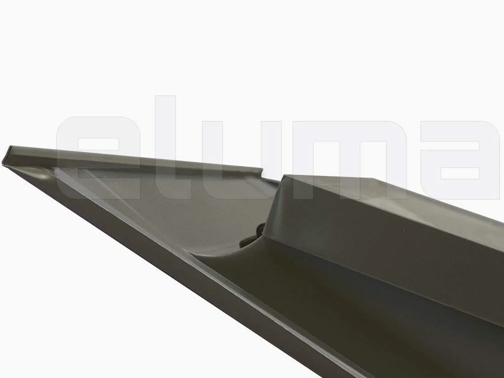 Lucernario - Finestra per tetto "BASIC VASISTAS" Vetro singolo Temperato 4 mm/Finestra per uscita sul tetto/Made in Italy (48x72 Base x Altezza)