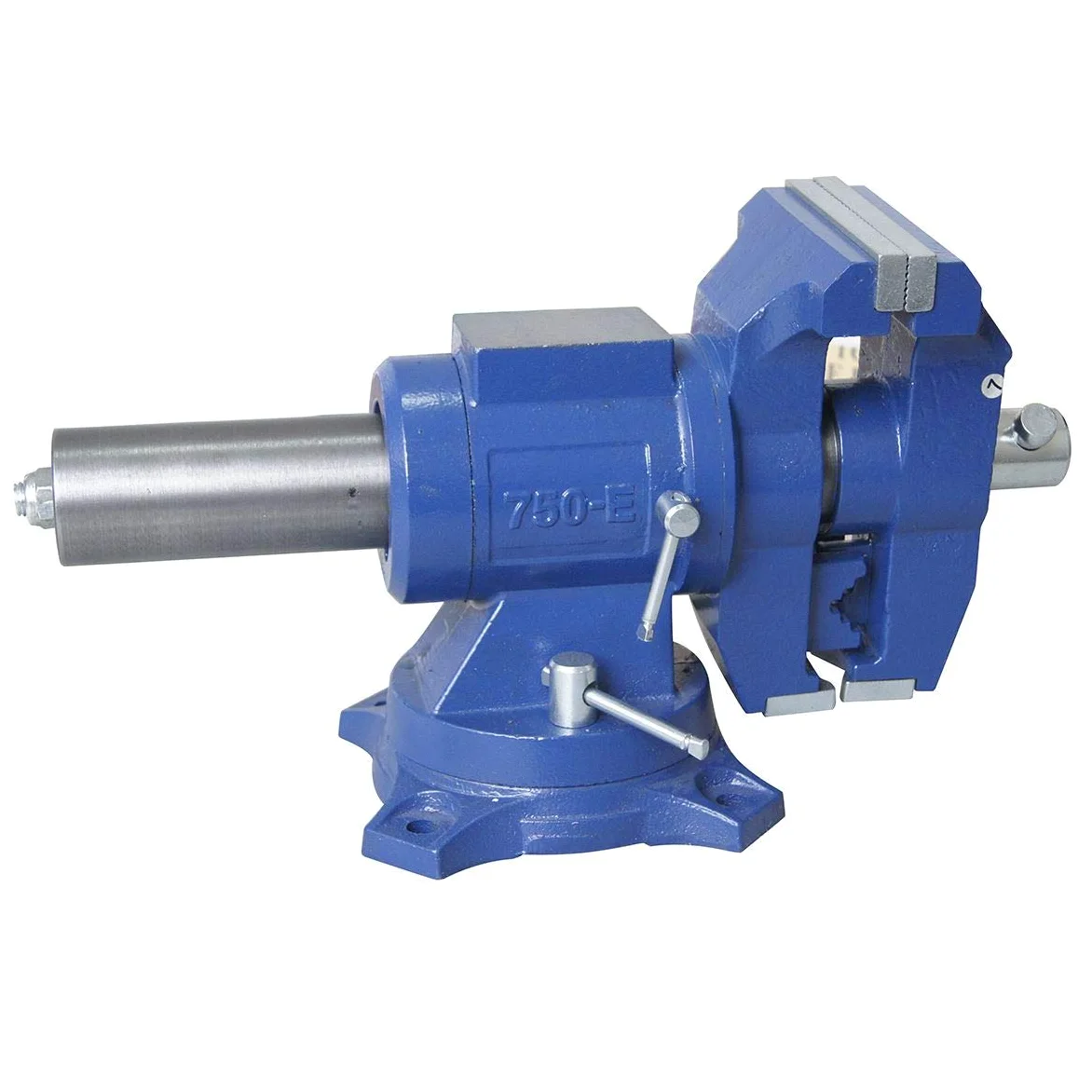 KATSU Morsa da Banco 5" 125 mm, Morsetto da Tavolo per Banco da Lavoro Multiuso con Base Girevole a 360 Gradi, per Meccanici e Ingegneri 402365