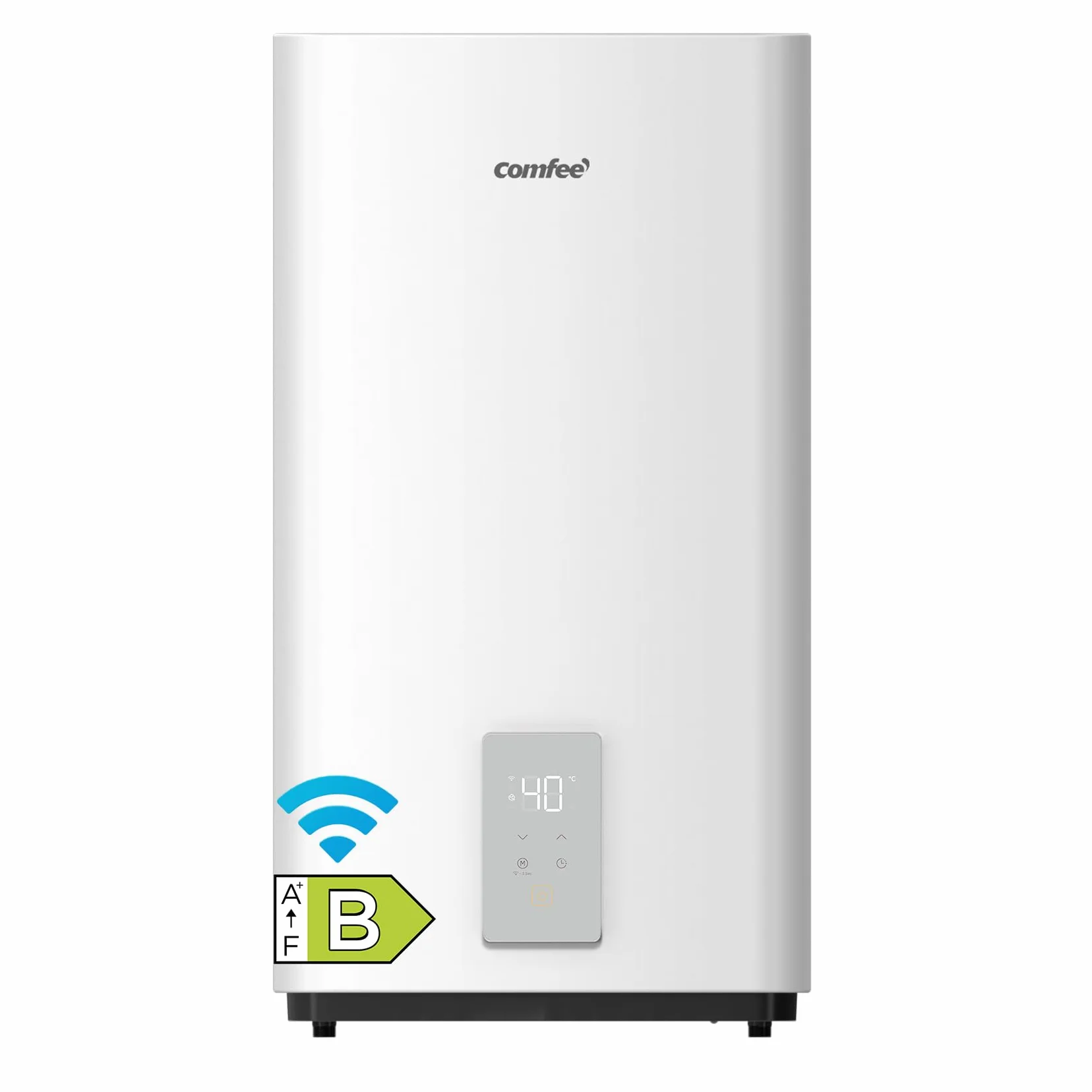 Comfee CWH15ED1380EUW 74L Electric Wall Mounted Heater with Under Sink Space, Compact and Easy to Install, Wi-Fi Connection, App Remote Control, White [Energy Class B]