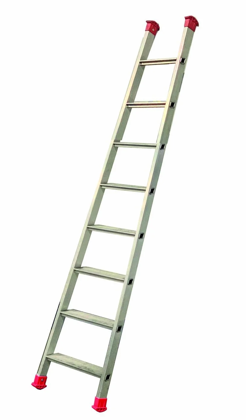 Svelt Scala Agricola Professionale in Alluminio – Gradini Larghi 8 cm, Montanti Convergenti, Antiscivolo, Leggera e Robusta, Ideale per Agricoltura e Raccolta Frutta (8 Gradini)