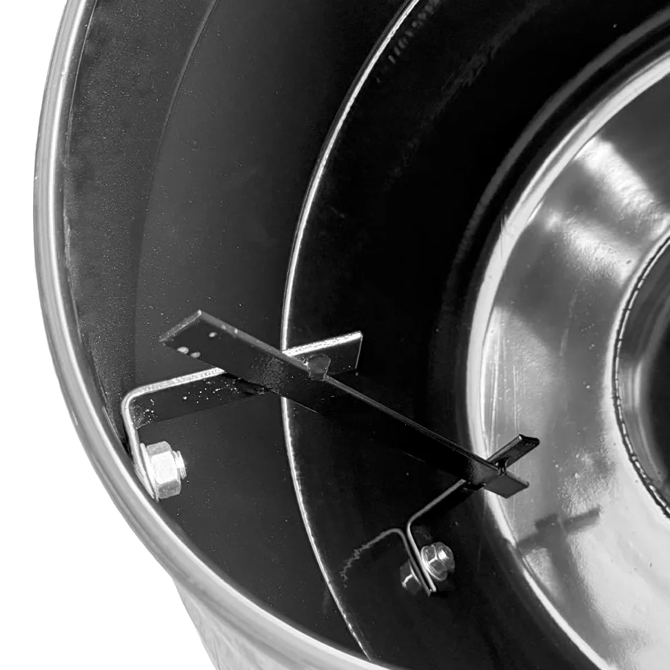 SOGI Betoniera elettrica a bicchiere BEM-200 - capacità 200 L - motore 900 W - per calcestruzzo, malta e intonaco - nera