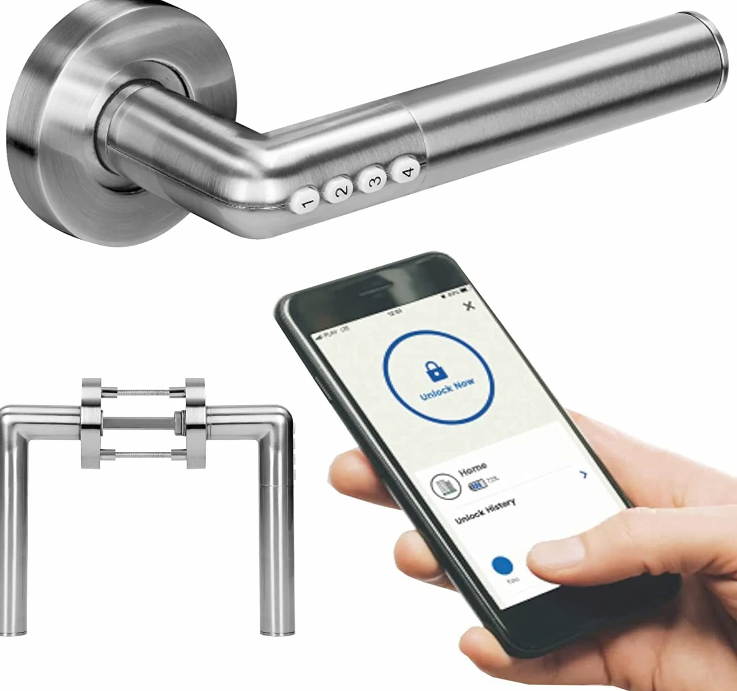 Maniglia Smart con Codice PIN e Bluetooth 4.0 IP44