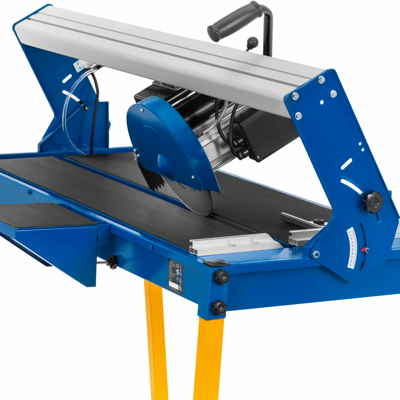MSW MSW-TSAW2000EXT Tagliapiastrelle elettrico 2000 W 2950 giri/min 0 - 45° Ad acqua Tagliapiastrelle elettrico Macchina tagliapiastrelle Sega da piastrelle elettrica