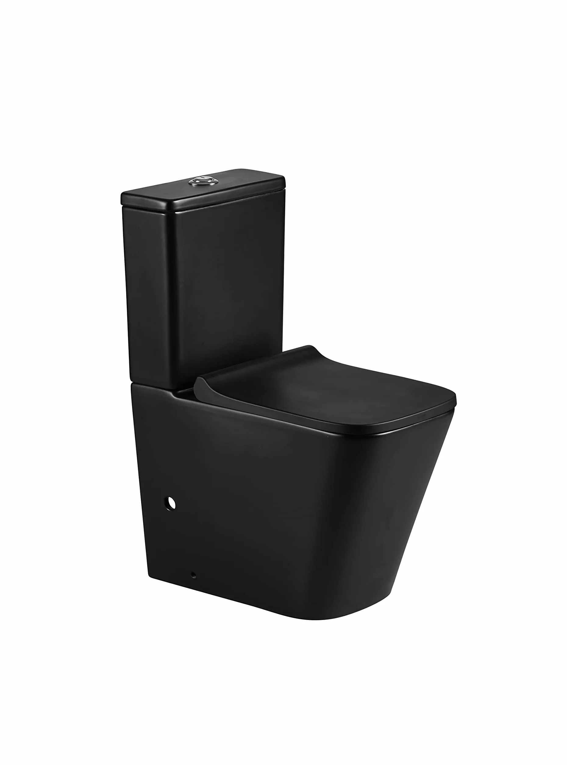 BTW Pisa WC compatto | 7 anni di garanzia | Colore Nero Opaco | 340x605x810mm