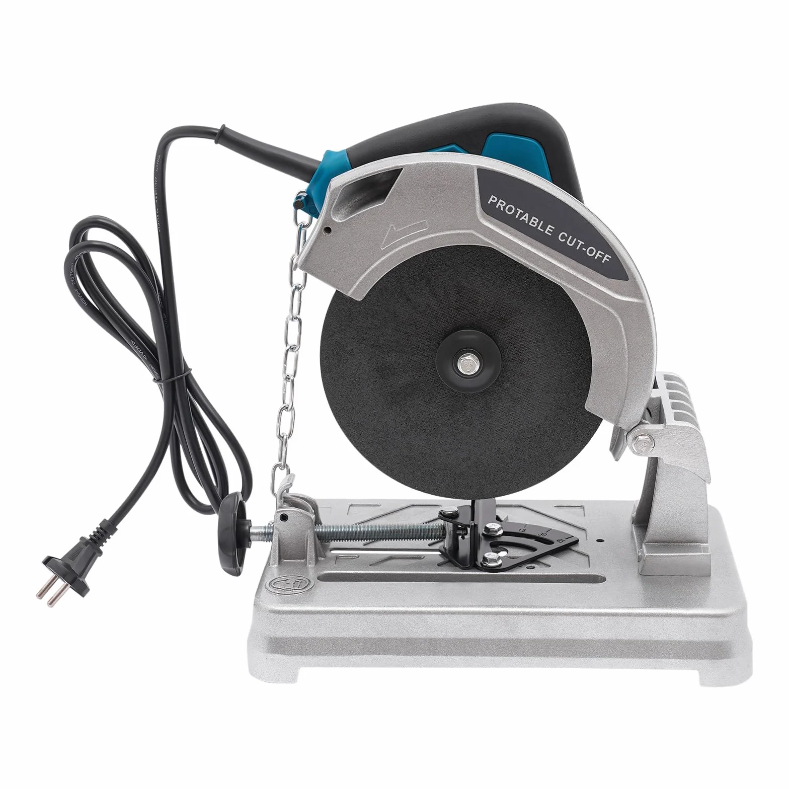 Sega da taglio in metallo, 1200 W, troncatrice, 5200 giri/min, angolo di taglio 0-45°, sega elettrica con lama da 185 mm, per legno, acciaio, alluminio