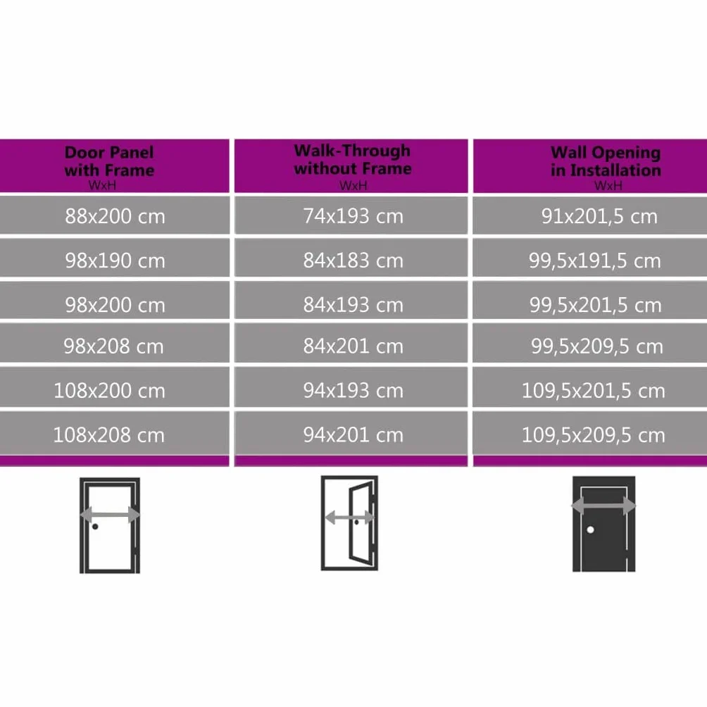 Gecheer Porta di Ingresso in PVC, Portoncino Esterno Blindato per Negozio, Balcone, Casa - Bianca 108x200 cm