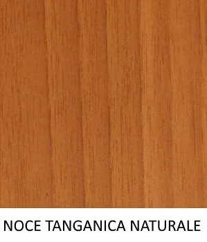 Kit telaio legno di passaggio bombato completo di mostrine per porte a soffietto Noce Tanganica Naturale Misura Esterno Telaio 87x213