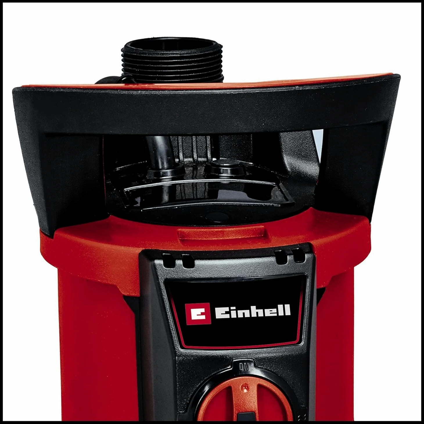 Einhell GE-DP 6935 A ECO Pompa a immersione acque scure(690 W, portata max. 17500 L/h, prevalenza 9 m, immersione max 8 m, corpi estranei fino a 35 mm, Aquasensor, incl. attacco universale)