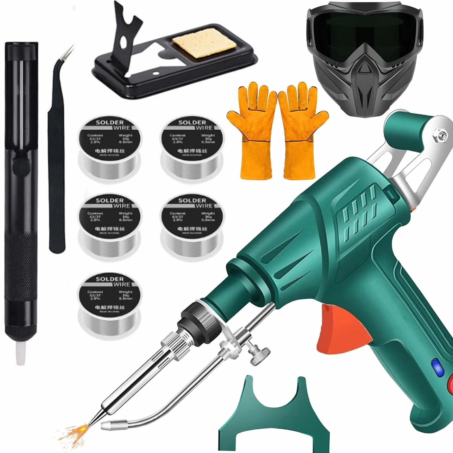 Saldatrice laser portatile 3 in 1, 1500 W, saldatrice laser 4 in 1, pistola laser con alimentazione automatica del filo per saldatura, rimozione della ruggine e taglio per metallo, saldatrice laser