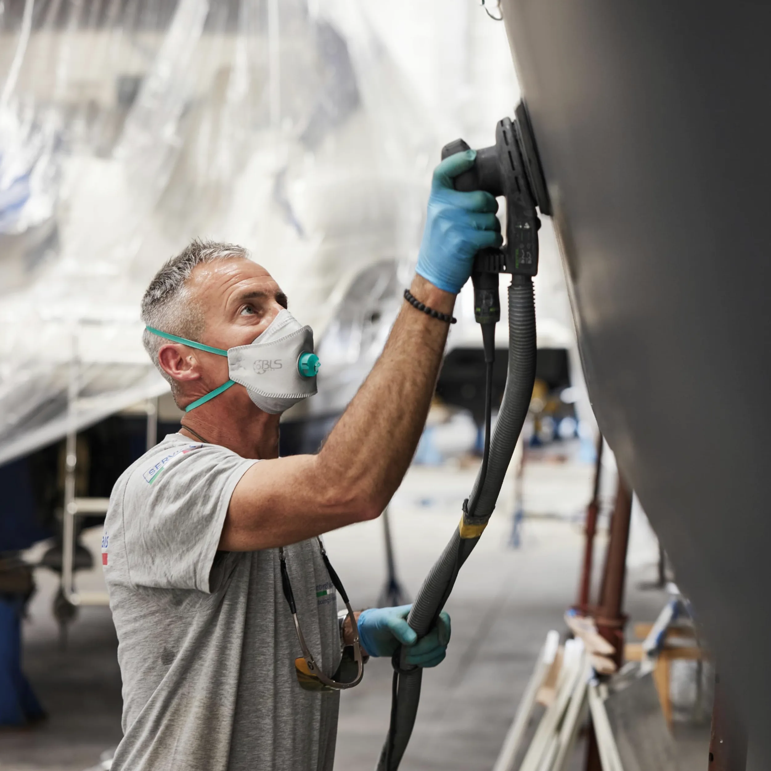 BLS Zer0 33 Facciali Filtranti Riutilizzabili FFP3 R D | Mascherine Piatte con Valvola di Espirazione e Imbustamento Singolo | Per Polveri, Falegnameria, Edilizia, Saldatura e Fai da Te