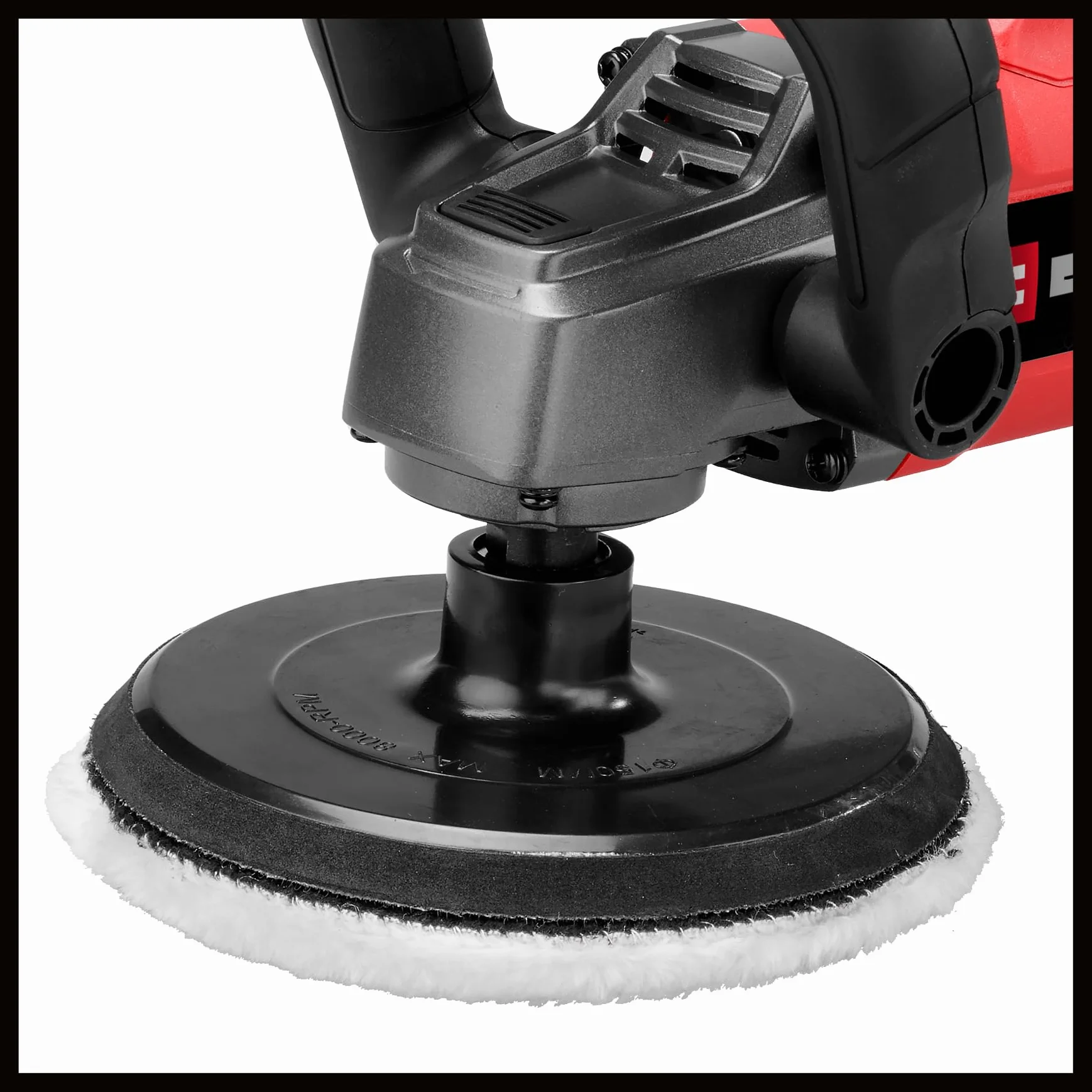 Einhell Lucidatrice e smerigliatrice CC-PO 1100/150 CE (1100 W, platorello levigatura Ø 150 mm, regol. elettronica giri 500 - 3.500 min-1, elettronica costante, fissaggio a strappo, accessori incl.)