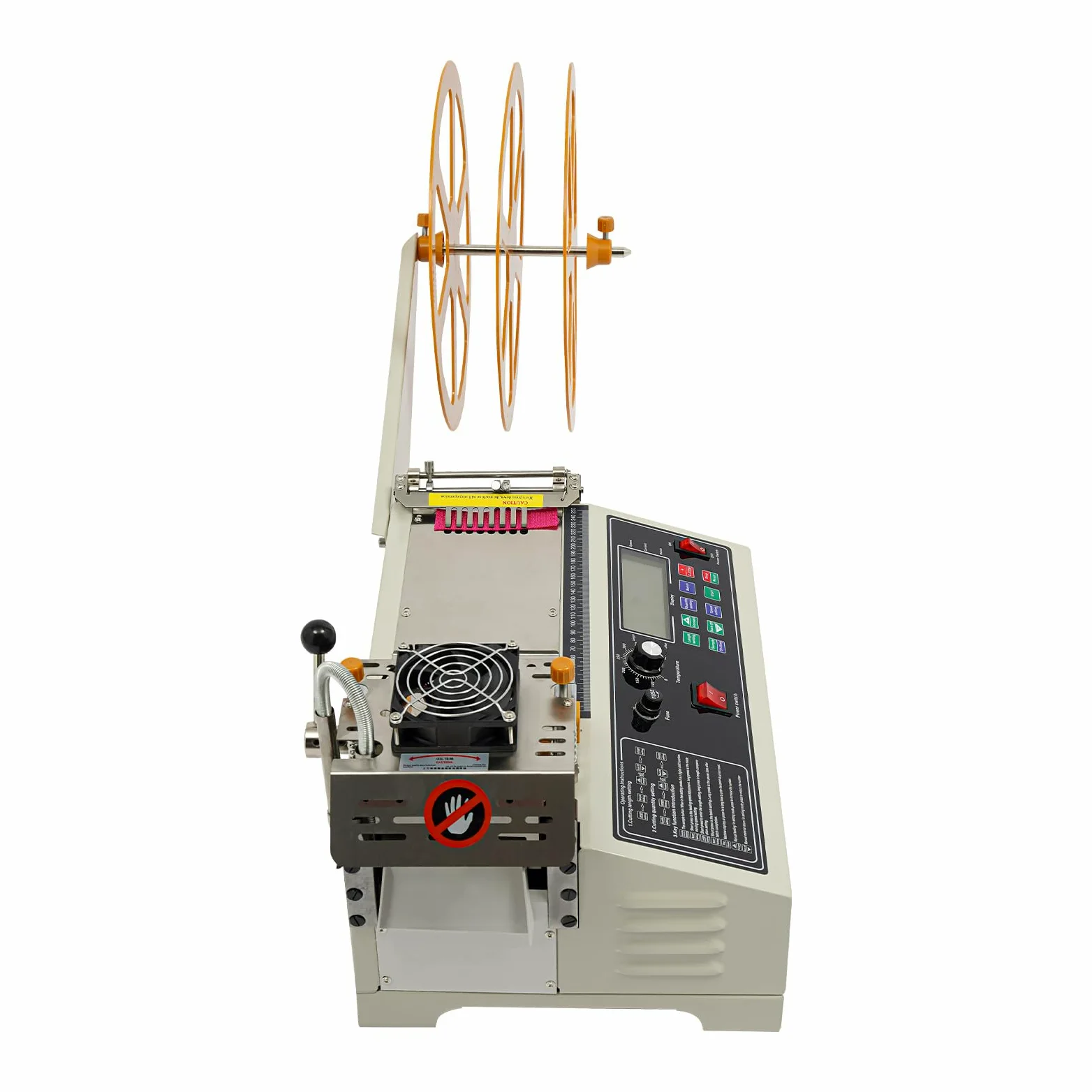 Macchina da Taglio Automatica a Nastro 400W, Taglierina Automatica Macchina Caldo e Freddo, Automatic Distributore Nastro, Larghezza di Taglio 1-98 mm, 0-450℃
