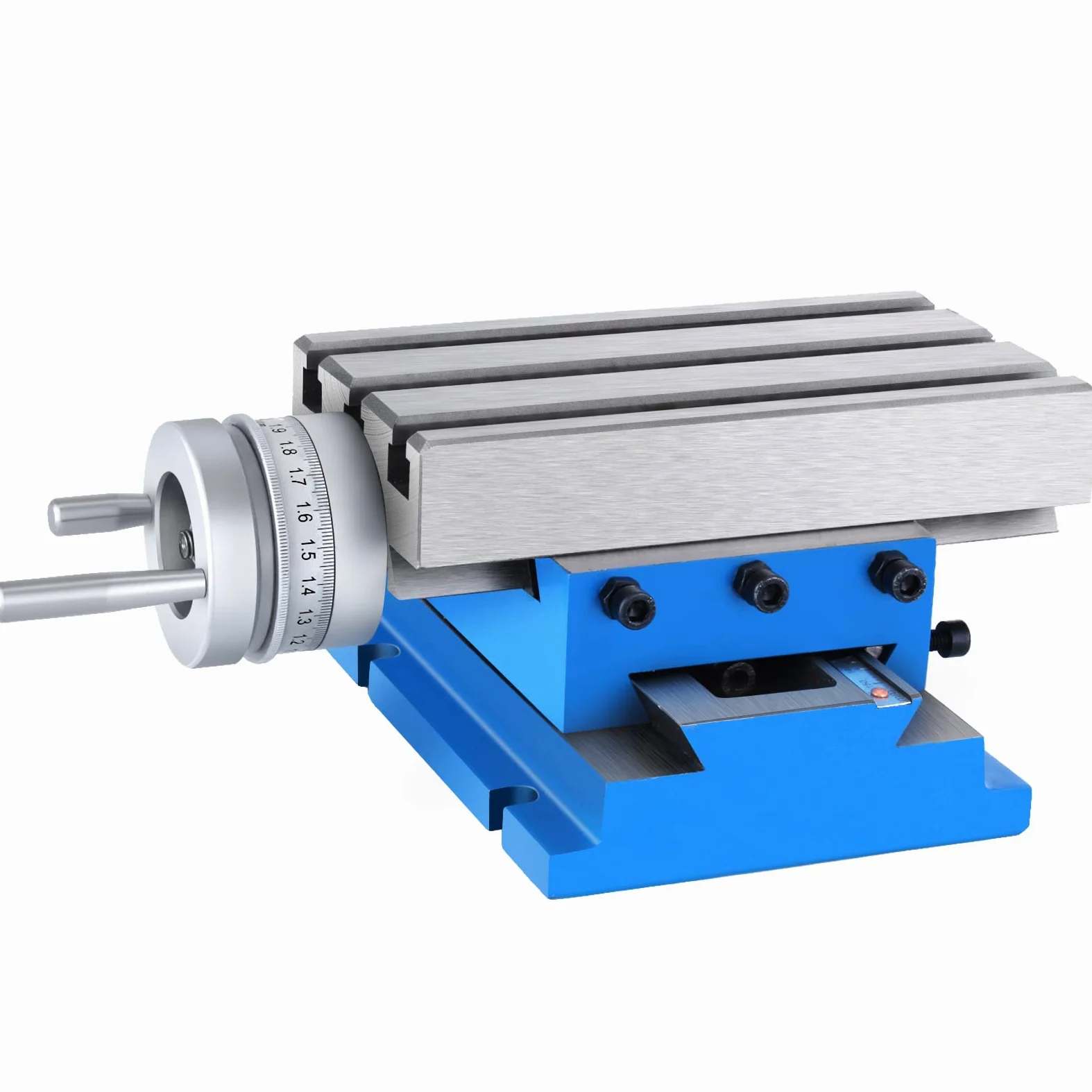 VEVOR MX-75 Multifunzionale Fresa Tavolo da Lavoro 185 x 100 mm Fresatura Tavolo da Lavoro X 80 mm Y 75 mm Croce Tavolo Trapano Da Tavolo per Trapano e Fresatrici (MX-75)