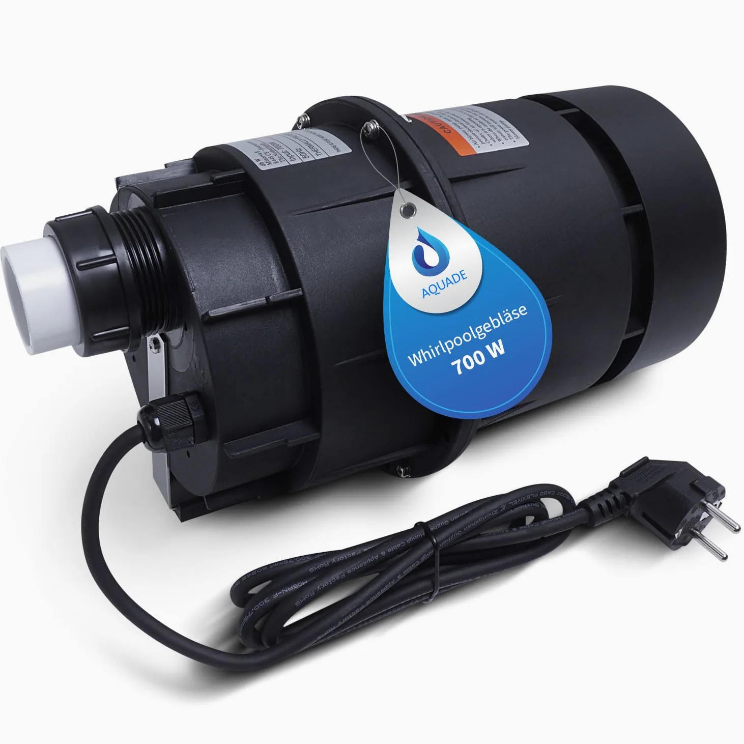 AQUADE Ventilatore per vasca idromassaggio, silenzioso, pneumatico, 700 W, per vasca idromassaggio, per vasca idromassaggio, per vasca idromassaggio, per esterni, giardino, esterni, 700 W, 230 V