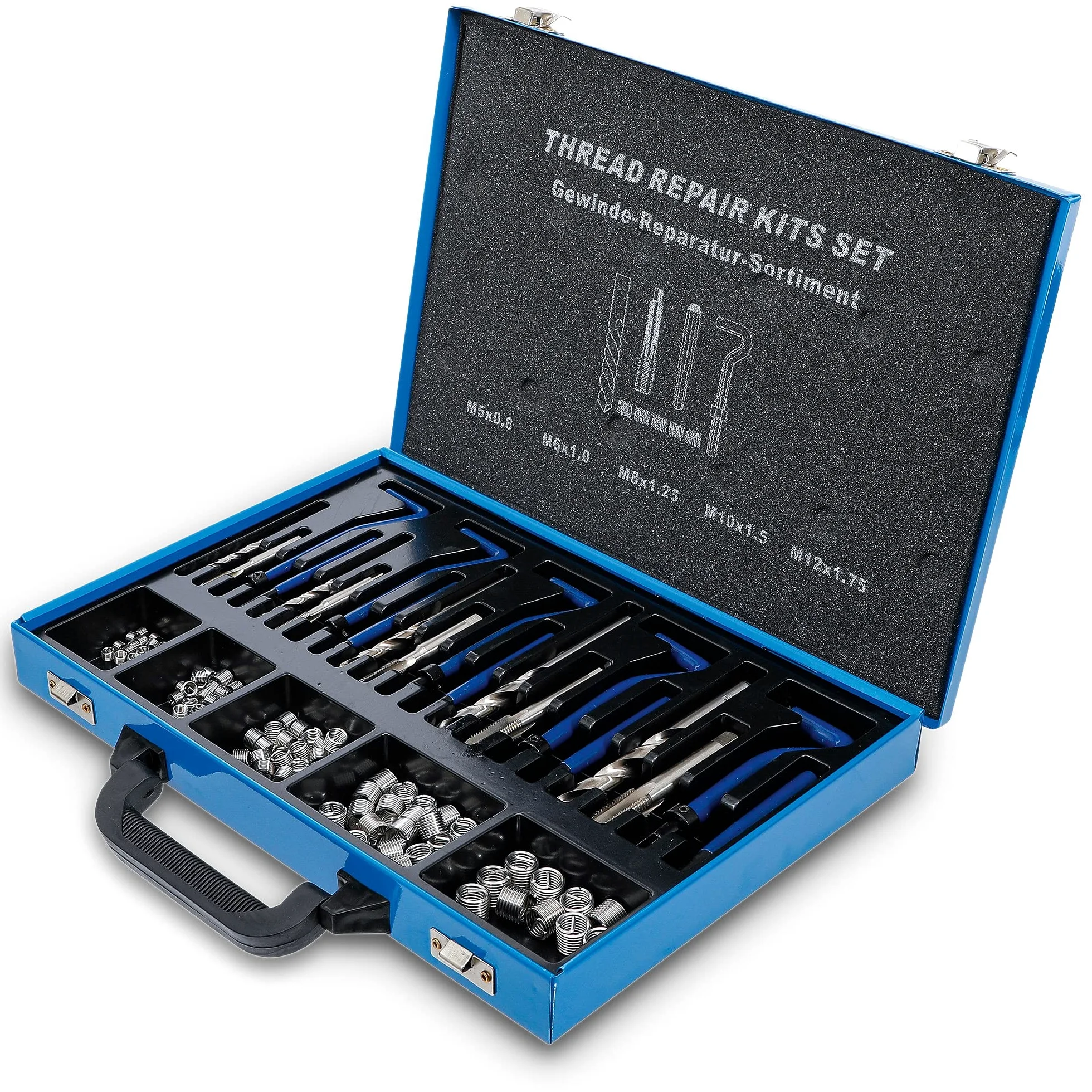 BGS 1950 | Kit di riparazione per filetti | M5 - M12 | 130 pz.
