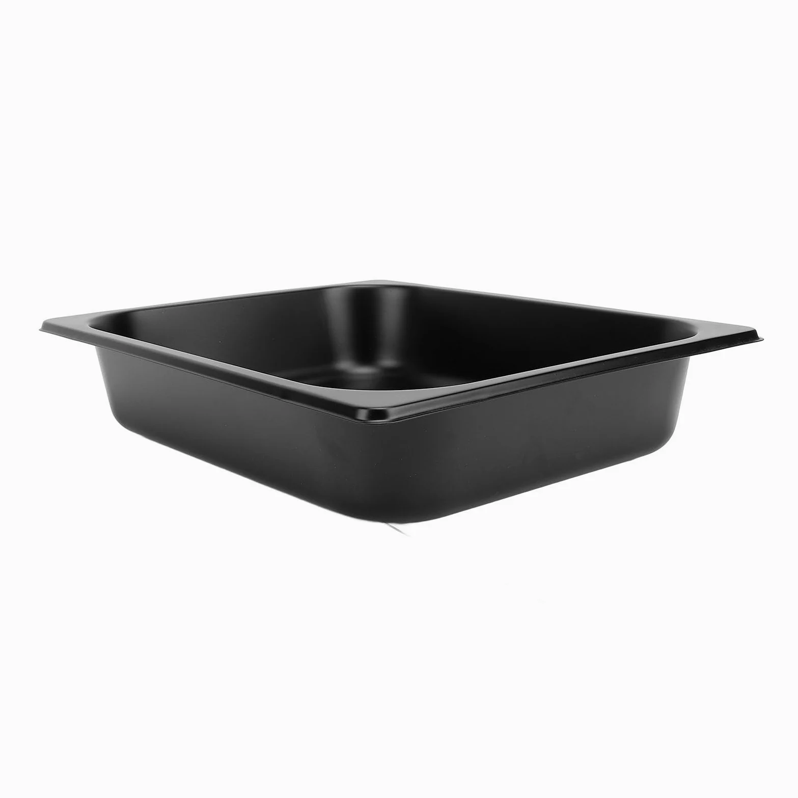 325 x 265 x 65 mm lavello per 304 in acciaio inossibile drenaggio efficiente cucina quadrata lavandino bagno con uscita 40 mm per barca per per roulotte (Spruzzando nero di plastica)