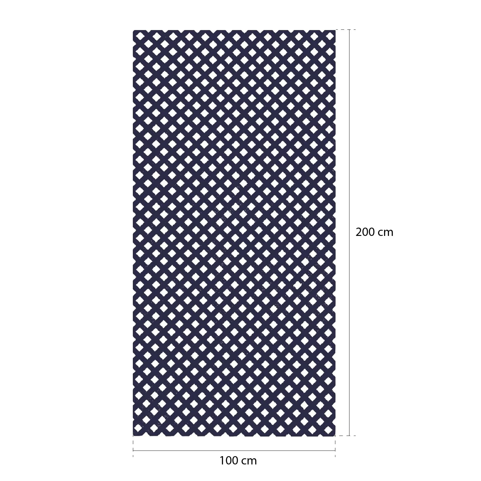 NORTENE Pannello Decorativo PP 25 mm PRIVAT 1X2 M Antracite