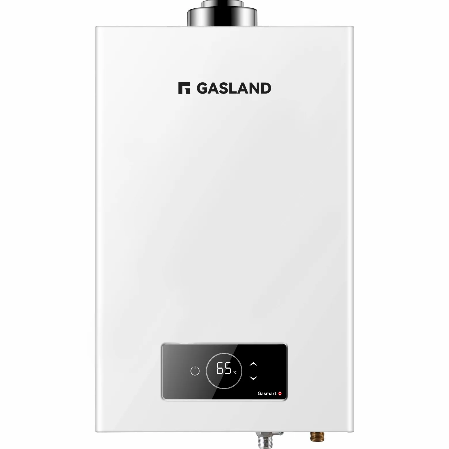 GASLAND Gasmart C: Scaldabagno a gas da 12 l, GS318NG a metano istantaneo (20 mbar), per interni, a basso NOx, caldaia sigillata per bagno, cucina, lavanderia