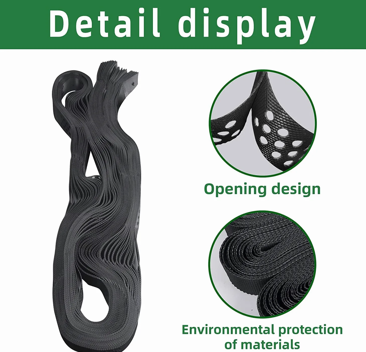 30m² Stabilizzatore Ghiaia Geogriglia, Stabilizzatore de Ghiaia per Ghiaia/carrabile/muri di Sostegno, Griglia in Geocell Plastica Flessibile Espandibile Lastra da Giardino